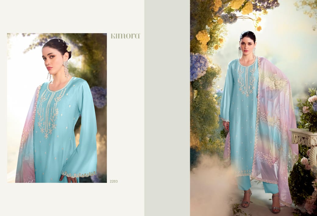 Dastoor By Kimora Heer Modal Embroidery Salwar Suits Wholesale Price In Surat
